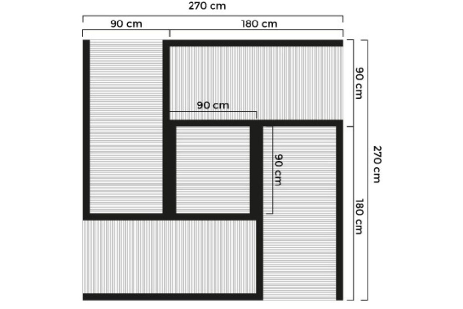 Tatami-Matte 90x180 - Pascall