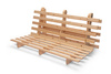 Futon-Sofagestell mit Ausklapp-Funktion 160x200 - Pascall