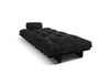 Schlafsofa 90x200 - Slim Comfort Black - Pascall Futon Schwarz