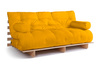 Schlafsofa 180x200 - Slim Exclusive Classic - Pascall Futon Honig