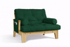 Sessel Sakura - Pascall Futon Flaschengrün