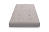 Matratze Futon 90x200 mit Latex-Kokos - Pascall Comfort Relax Hard Grau