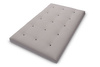 Matratze Futon 120x200 mit Wolle, Latex und Kokos - Pascall Comfort Wool Hard Grau