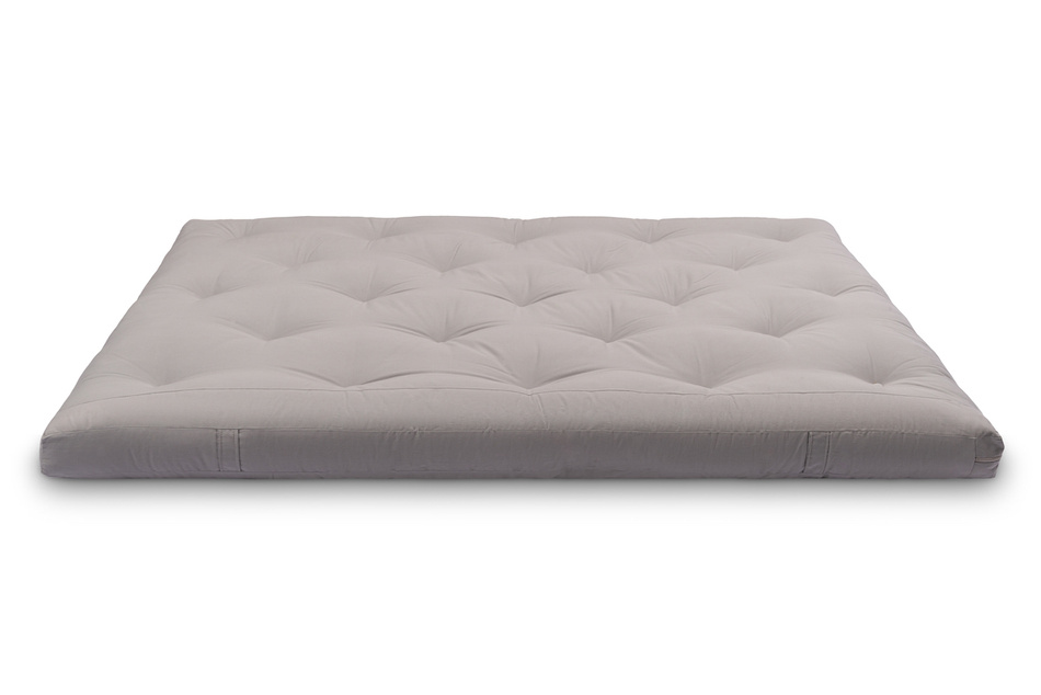 Matratze Futon 160x200 - Pascall Slim Natural Grau