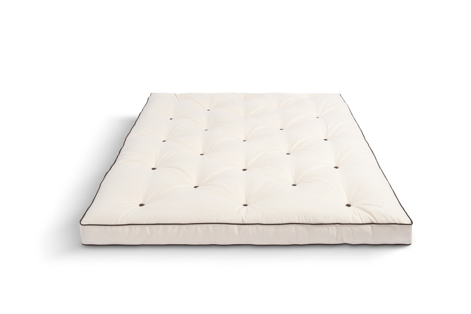 Matratze Futon 140x200 mit Latex - Pascall Slim Duo Latex Kedro Ecru