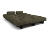 Schlafsofa 160x200 - Slim Exclusive Black - Pascall Futon Khaki