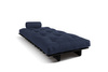 Schlafsofa 90x200 - Slim Basic Black - Pascall Futon Marineblau