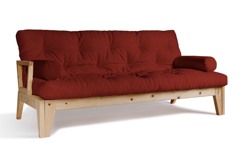 Schlafsofa 200 cm - Sakura - Pascall Futon Ziegelstein