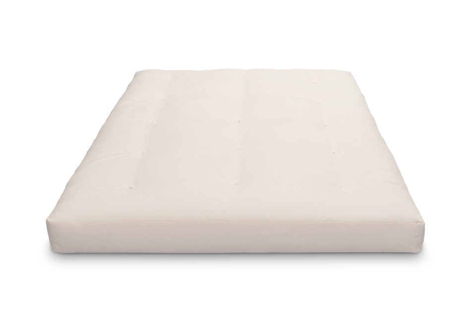 Matratze Futon 140x200 mit Latex-Kokos - Pascall Comfort Relax Hard Ecru