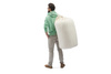 Matratze Futon 70x200 - Pascall Travel Natural Grau