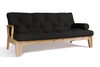 Schlafsofa 200 cm - Sakura - Pascall Futon Schwarz