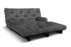 Schlafsofa 180x200 - Slim Exclusive Black - Pascall Futon Grau