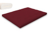 Matratze Futon 160x200 mit Latex - Pascall Slim Latex Bordeaux