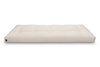Matratze Futon 90x200 mit Wolle, Latex und Kokos - Pascall Comfort Wool Ecru