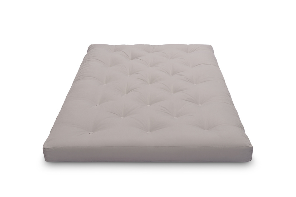 Matratze Futon 120x200 mit Latex - Pascall Slim Duo Latex Grau