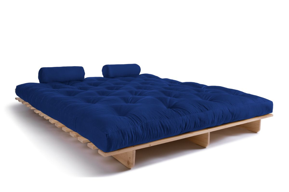 Schlafsofa 180x200 - Slim Exclusive Classic - Pascall Futon Blau