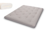 Matratze Futon 160x200 mit Latex - Pascall Slim Latex Grau