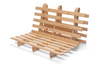 Futon-Sofagestell mit Ausklapp-Funktion 120x200 - Pascall