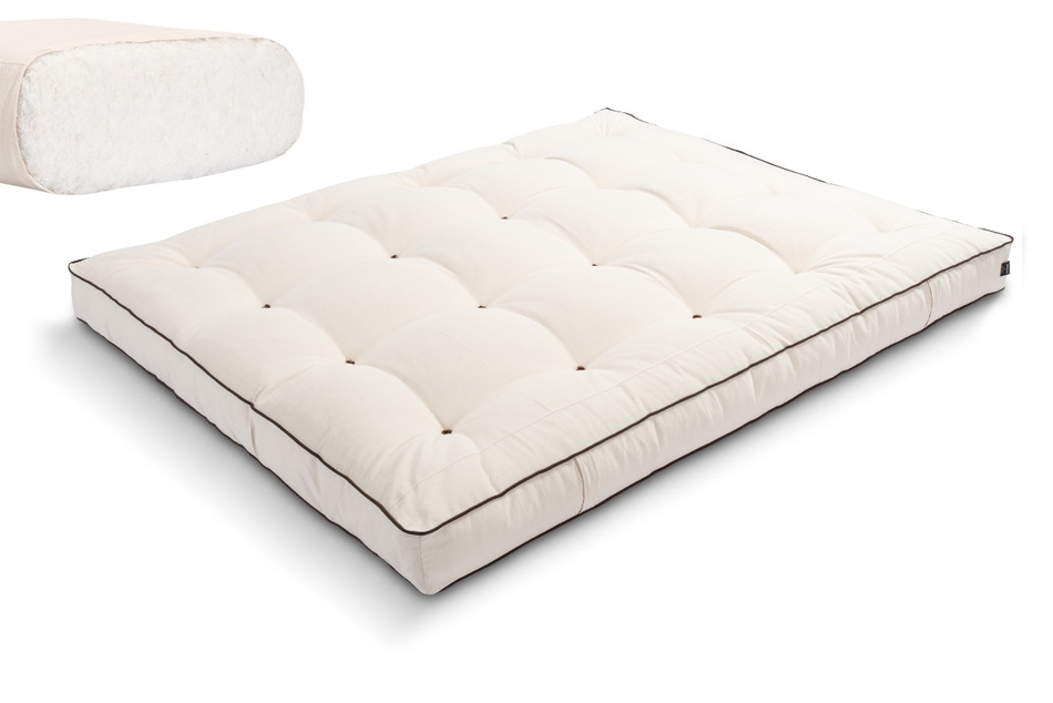 Matratze Futon 160x200 - Pascall Medium Natural Kedro Ecru