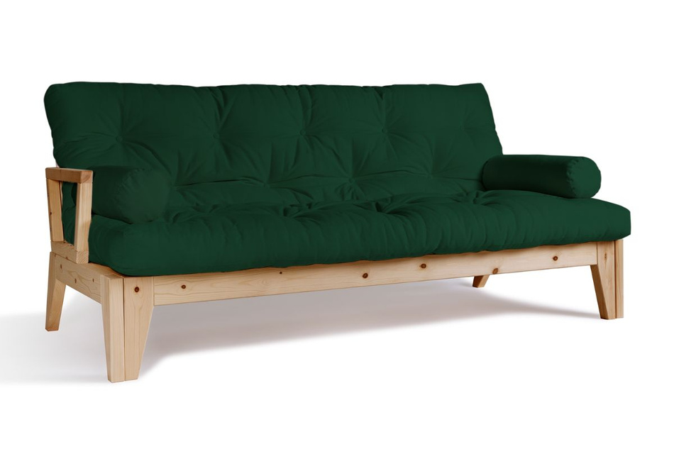 Schlafsofa 200 cm - Sakura - Pascall Futon Flaschengrün