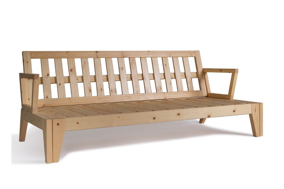 Schlafsofa 200 cm - Sakura - Pascall Futon Leinen