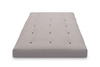 Matratze Futon 120x200 mit Wolle, Latex und Kokos - Pascall Comfort Wool Hard Grau