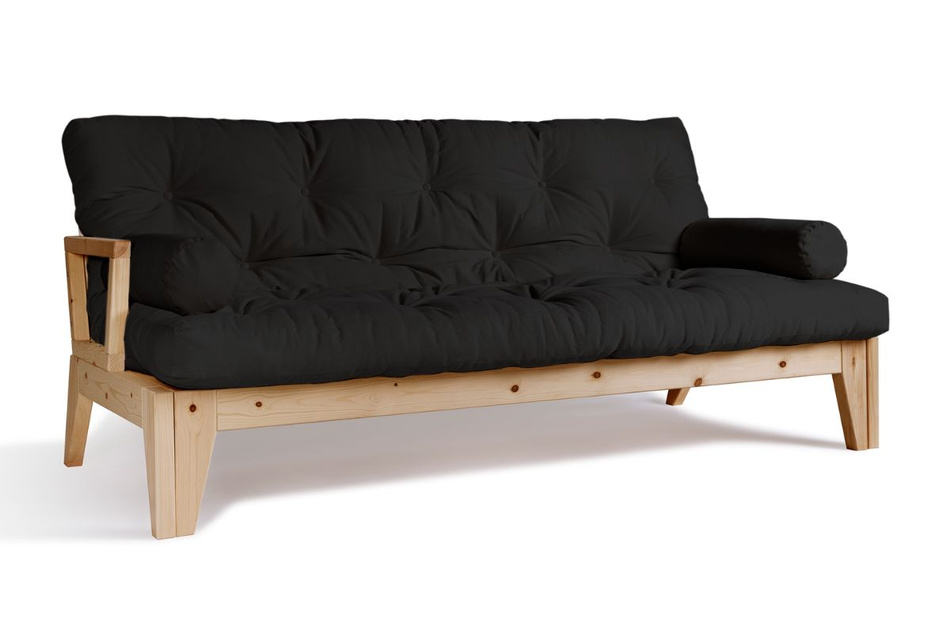 Schlafsofa 200 cm - Sakura - Pascall Futon Schwarz