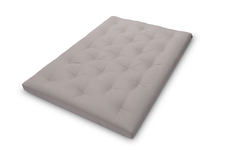 Matratze Futon 140x200 mit Latex - Pascall Slim Latex Grau