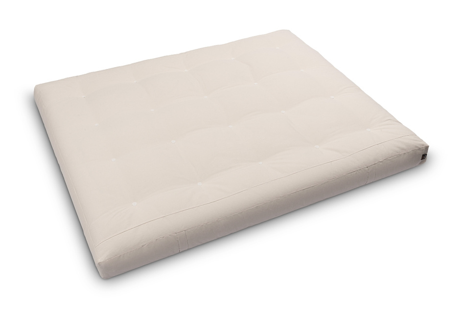 Matratze Futon 160x200 mit Latex - Pascall Medium Latex Ecru