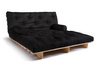 Schlafsofa 180x200 - Slim Comfort Classic - Pascall Futon Schwarz
