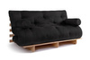 Schlafsofa 160x200 - Slim Basic Classic - Pascall Futon Schwarz
