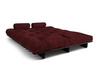 Schlafsofa 160x200 - Slim Exclusive Black - Pascall Futon Bordeaux