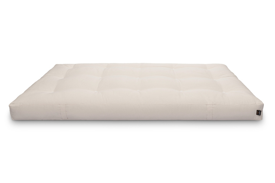 Matratze Futon 120x200 mit Latex-Kokos - Pascall Comfort Relax Hard Ecru