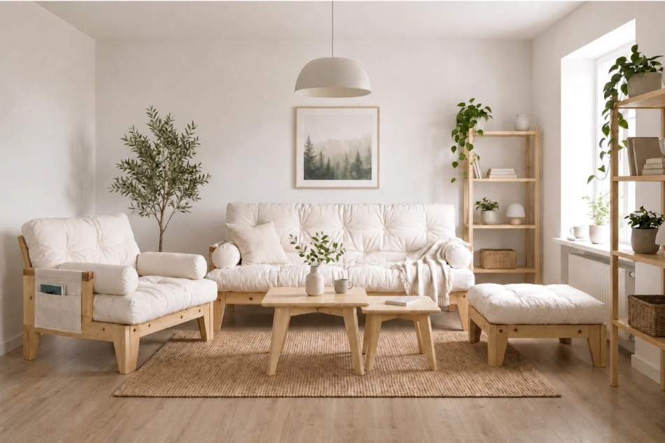 Sakura Couchtisch-Set - Pascall 60x40 und 90x60