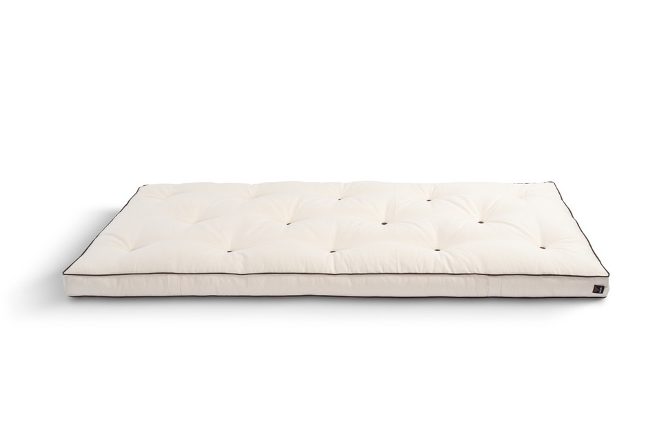 Matratze Futon 90x200 mit Latex - Pascall Slim Duo Latex Kedro Ecru