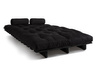 Schlafsofa 140x200 - Slim Basic Black - Pascall Futon Schwarz