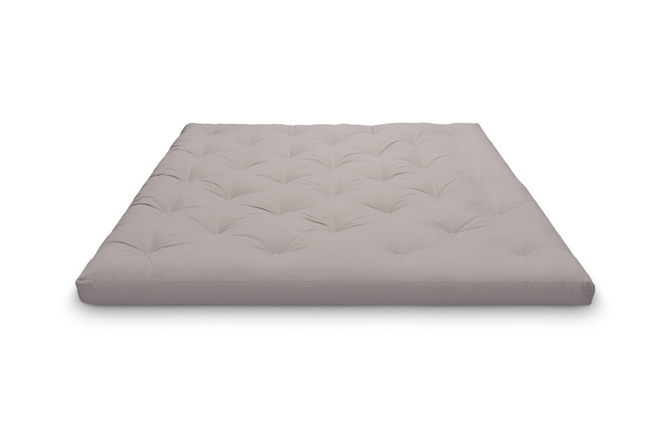 Matratze Futon 200x200 mit Latex - Pascall Slim Latex Grau