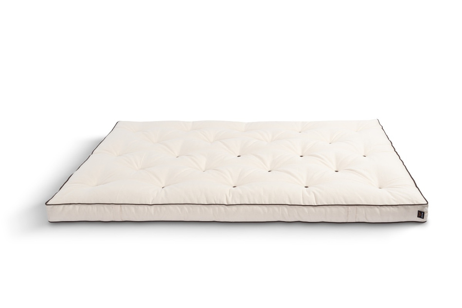 Matratze Futon 140x200 mit Latex - Pascall Slim Duo Latex Kedro Ecru