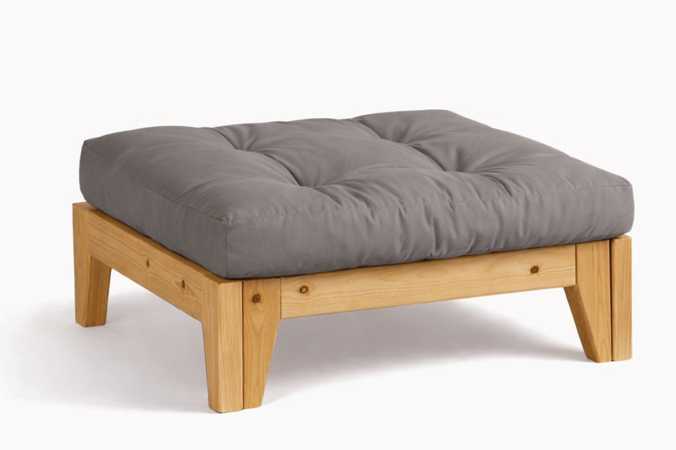Hocker Sakura - Pascall Futon Grau