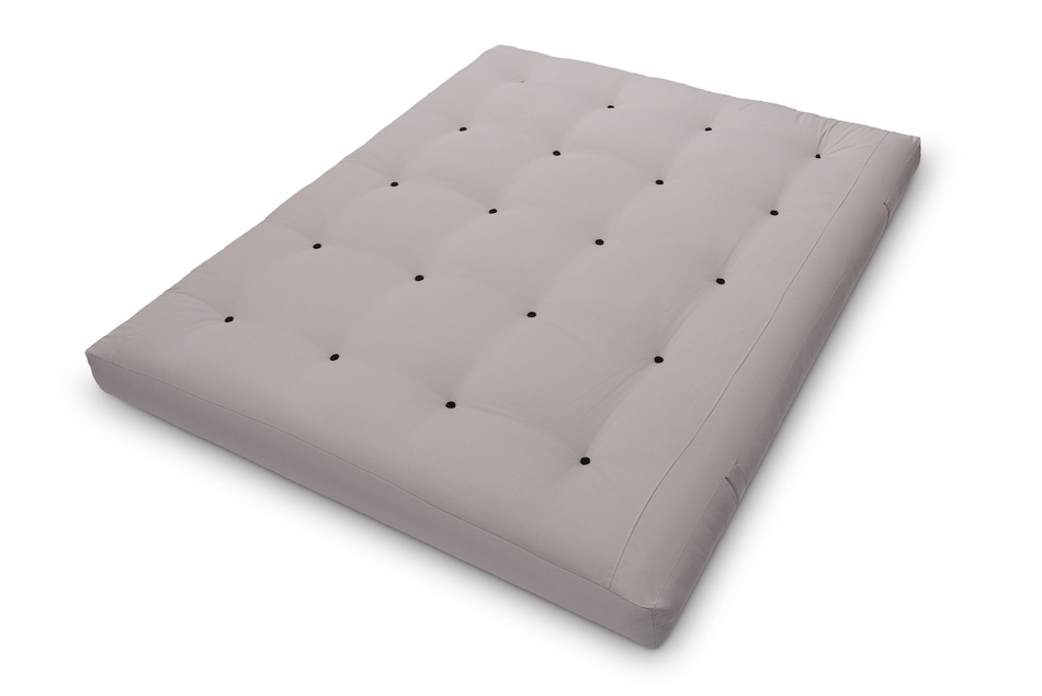 Matratze Futon 160x200 mit Latex-Kokos - Pascall Comfort Relax Hard Grau