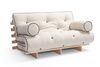 Schlafsofa 120x200 - Slim Basic Kedro Classic - Pascall Futon Leinen