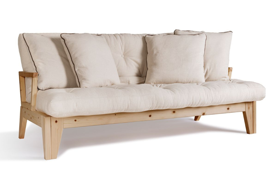 Schlafsofa 200 cm - Sakura - Pascall Futon Leinen