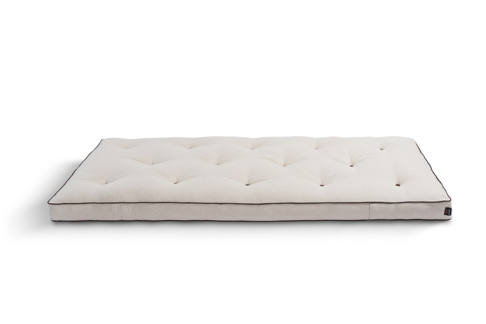 Matratze Futon 90x200 mit Latex - Pascall Slim Duo Latex Kedro Leinen