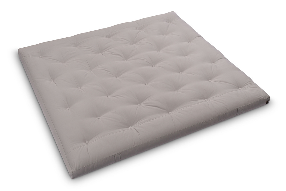 Matratze Futon 180x200 mit Kokos - Pascall Medium Coco Grau