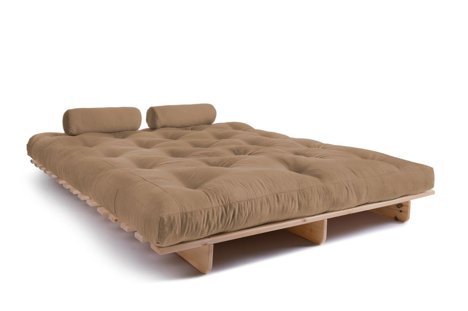 Schlafsofa 160x200 - Slim Comfort Classic - Pascall Futon Beige