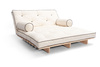 Schlafsofa 120x200 - Slim Basic Kedro Classic - Pascall Futon Ecru