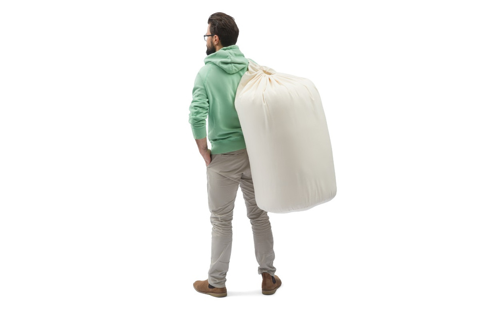 Matratze Futon 90x200 - Pascall Travel Natural Grau