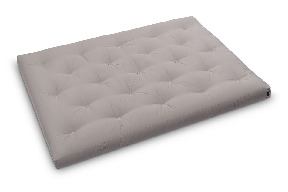 Matratze Futon 140x200 mit Latex - Pascall Slim Latex Grau