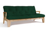 Schlafsofa 200 cm - Sakura - Pascall Futon Flaschengrün