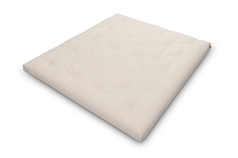 Matratze Futon 180x200 - Pascall Slim Natural Ecru
